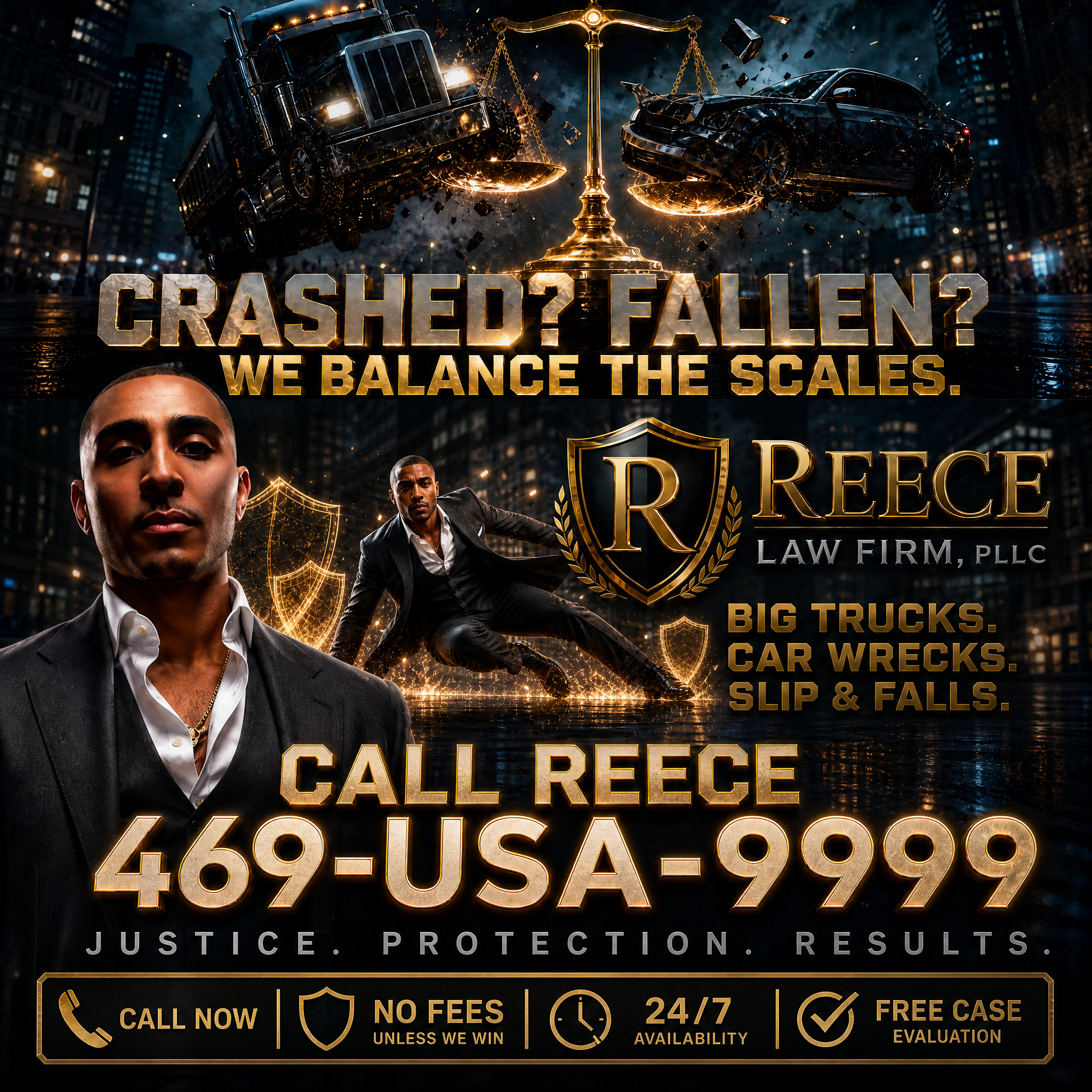Crashed? Fallen? We Balance the Scales. — Reece Law Firm, PLLC